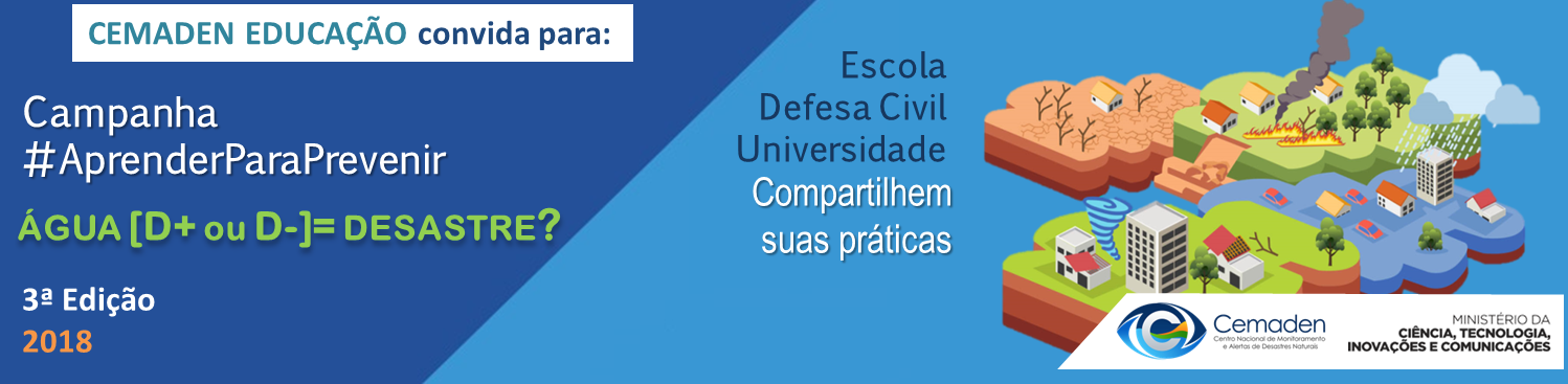 Resultado do sorteio da 3a. Campanha #AprenderParaPrevenir 2018
